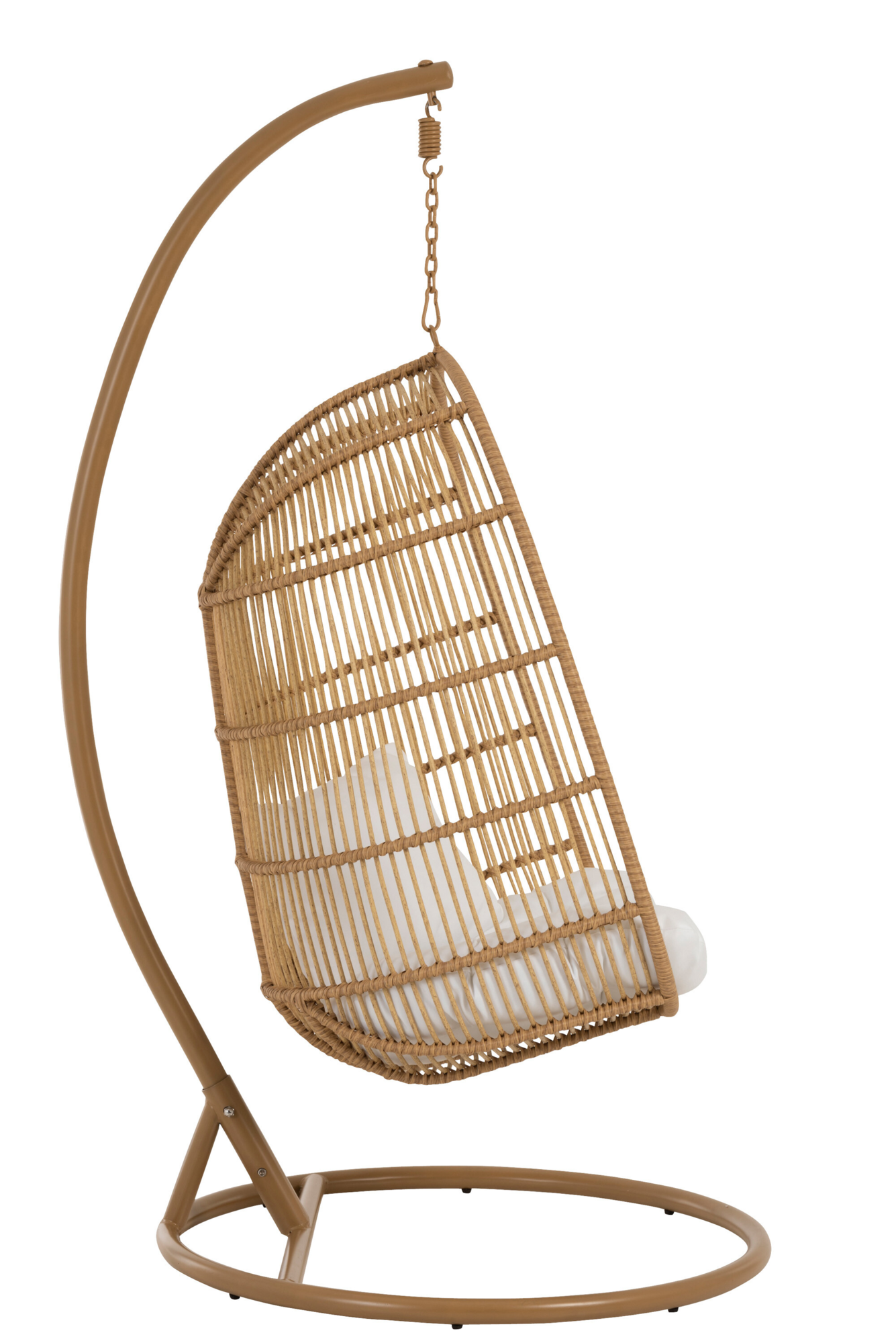 Hangstoel Ovaal staal Naturel