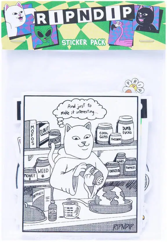 RIPNDIP Sticker Pak - Skateboards | SkatePro