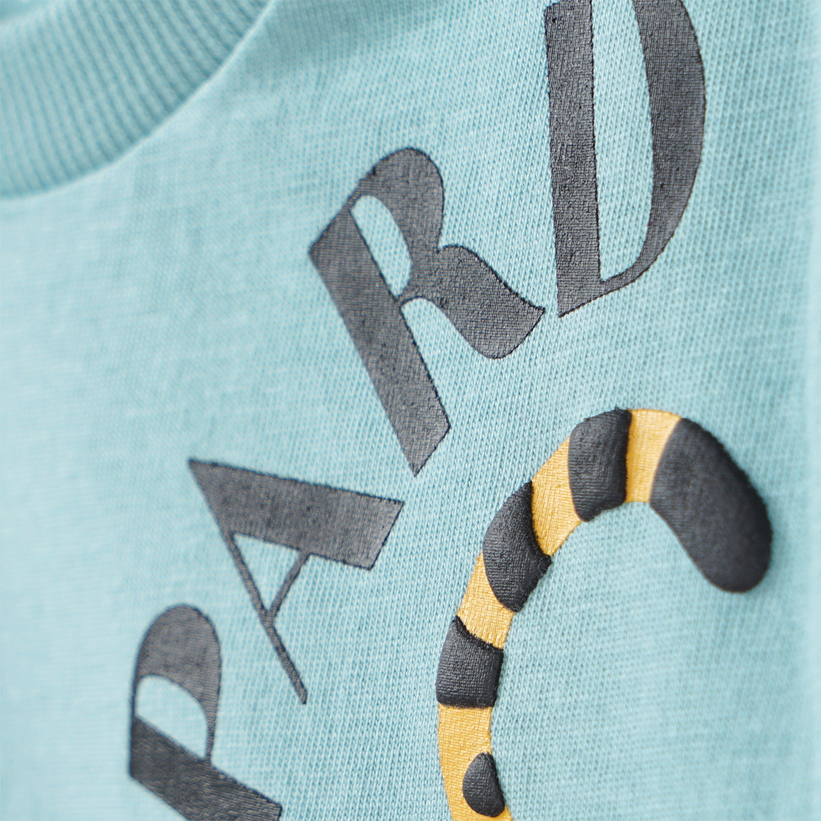 Topomini Baby T-Shirt mit Leoparden-Motiv salbei