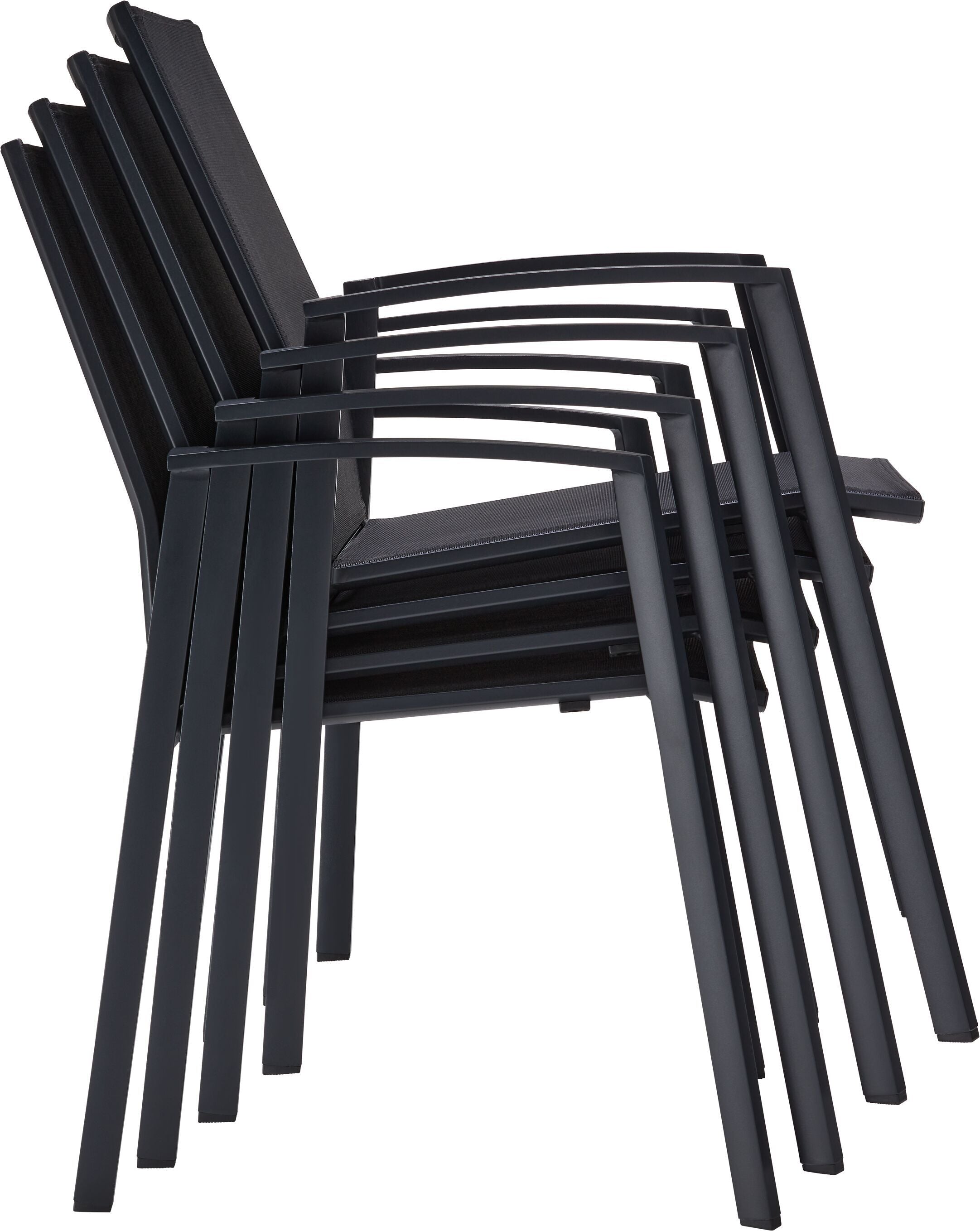 LEHUA Stuhl - Schwarz / B: 57.5 cm x T: 66.0 cm x H: 88.5 cm