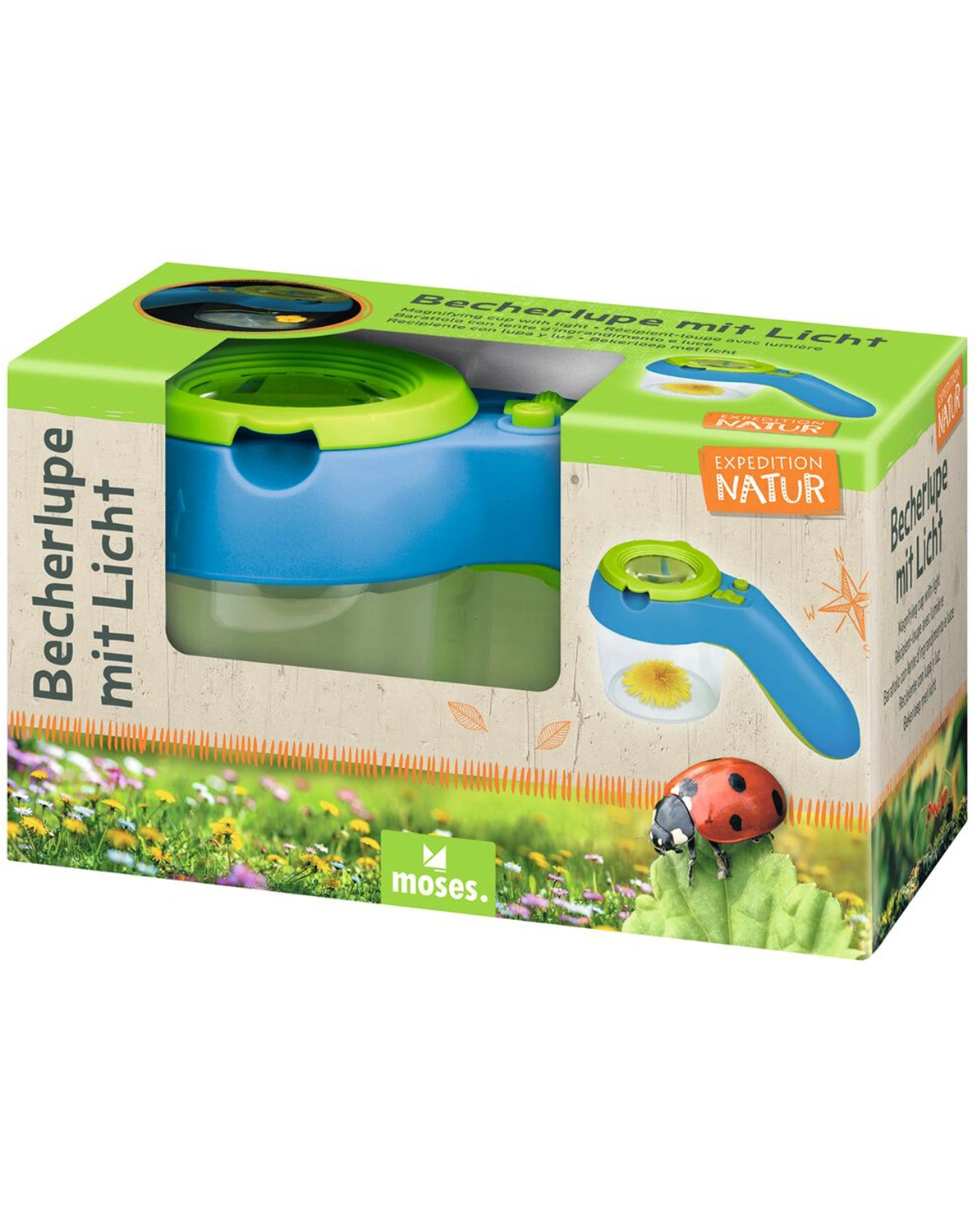 Becherlupe EXPEDITION NATUR mit Licht