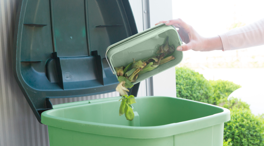 SinkSide Aanrecht afvalbakje, 1.8L - Jade Green