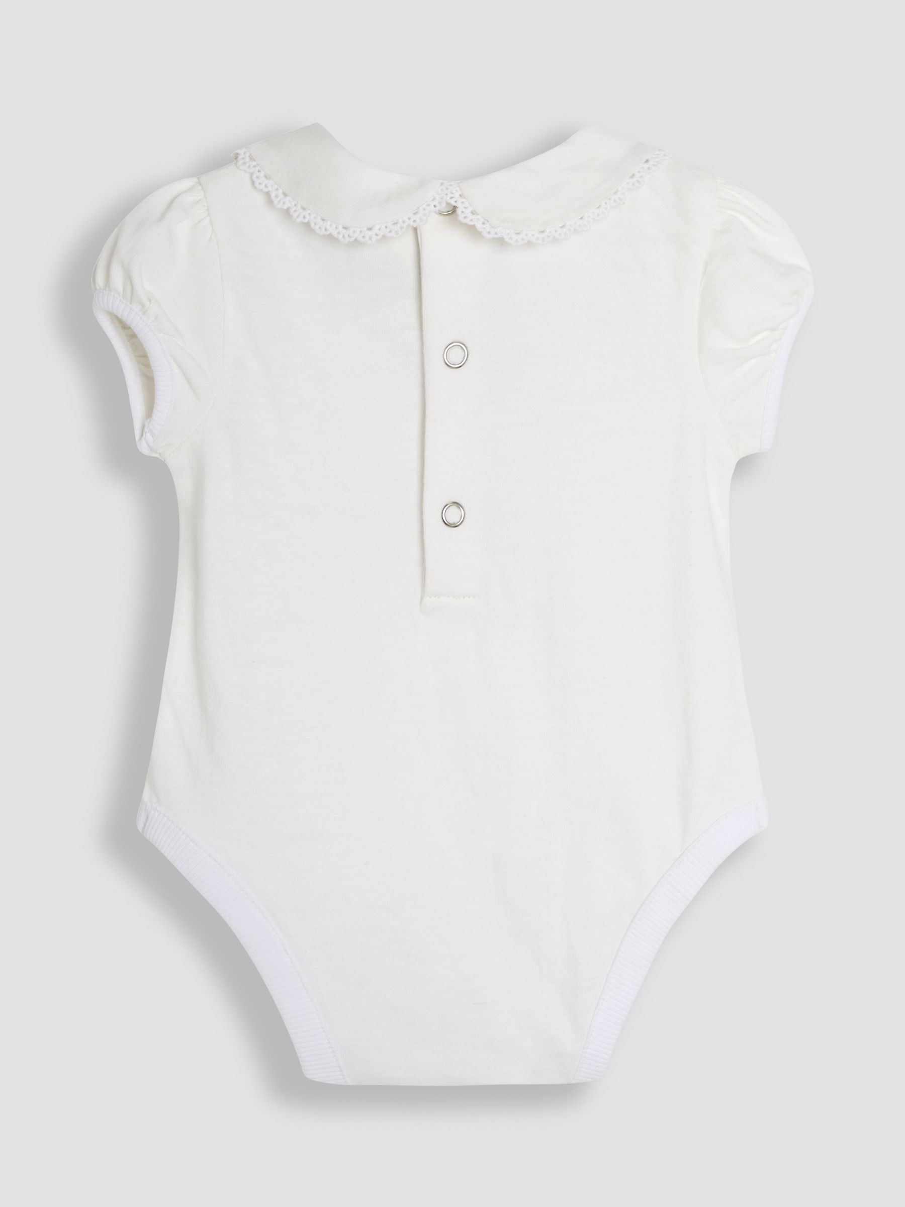 JoJo Maman Bébé Embroidered Dungarees & Body Set 2 Piece