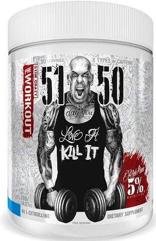 5% Nutrition Rich Piana 5150 Pre-Workout - Blue Ice Pre Workout - 375 gram (30 doseringen)