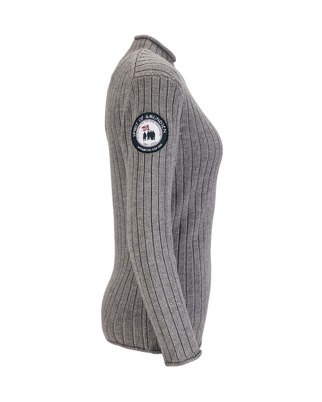 Amundsen Roalda Roll Neck Womens Light Grey