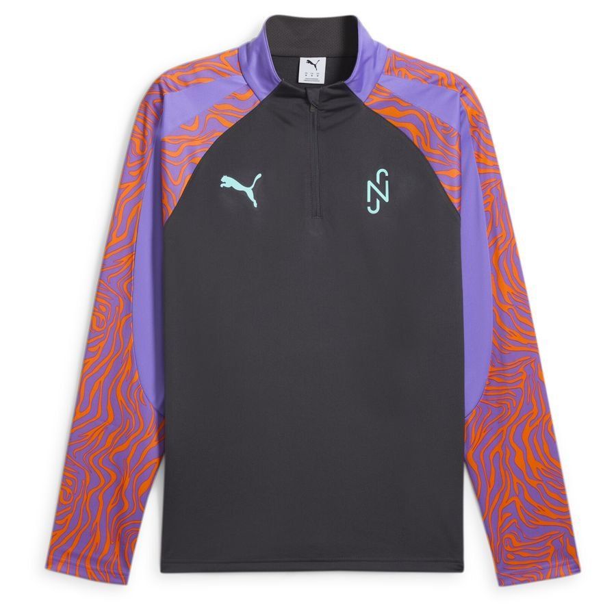 PUMA Maillot d'Entraînement Fermeture Éclair 1/4 Neymar Jr. Creativity - Noir/Violet ÉDITION LIMITÉE