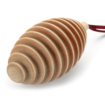 Christbaumschmuck Zirbenholz, Zapfen