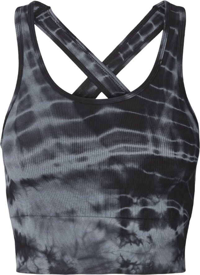 Gai&Lisva Lifa Tie dye Yoga Top Lime stone tie dye
