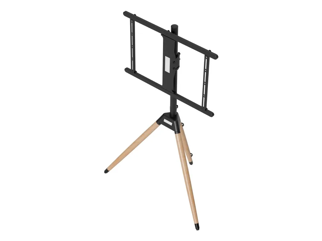 Gembird TVS-75ST-01, 200 x 200 mm, 600 x 400 mm, -5 - 3°, -20 - 180°, Bøgetræ, Plast, Stål, Sort, Træ