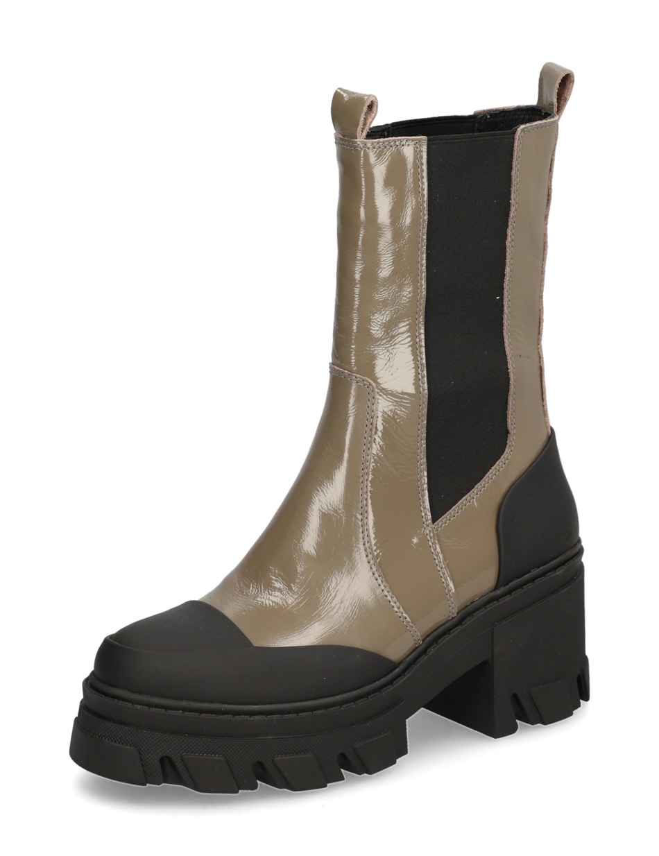 Lackleder Stiefelette