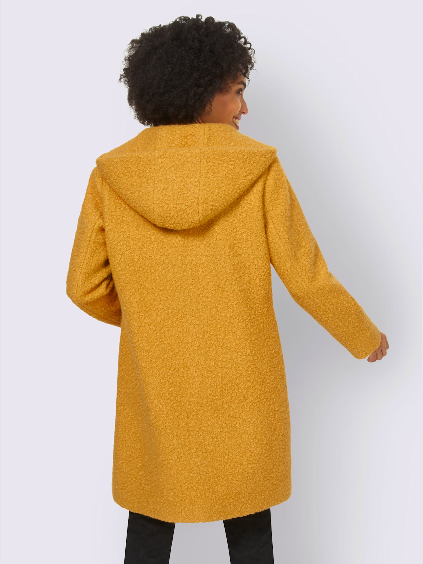 Manteau tissu structuré de qualité