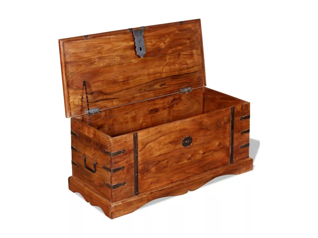 Coffre de rangement Bois massif