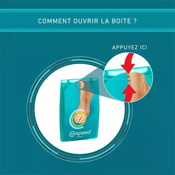 Adesivos oftálmicos Compeed, 10 unidades