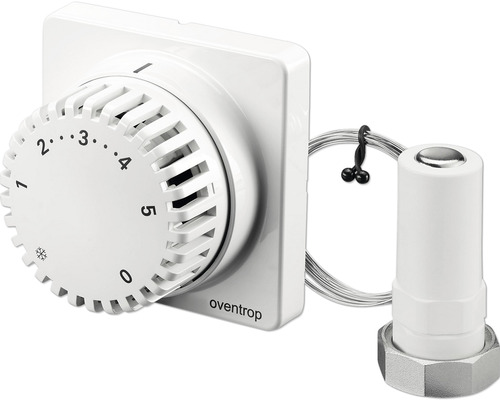 Oventrop Thermostaat Uni FH M30 x 1,5 wit 1012295 met afstandsregeling capillaire buis 2000 mm