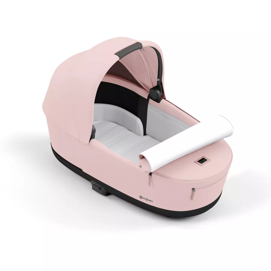 cybex PLATINUM Kombikinderwagen New Priam Chrome Black Peach Pink