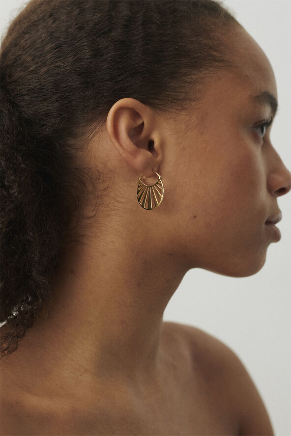 Pernille Corydon Jewellery Misty Light Earrings size 24 mm Gold