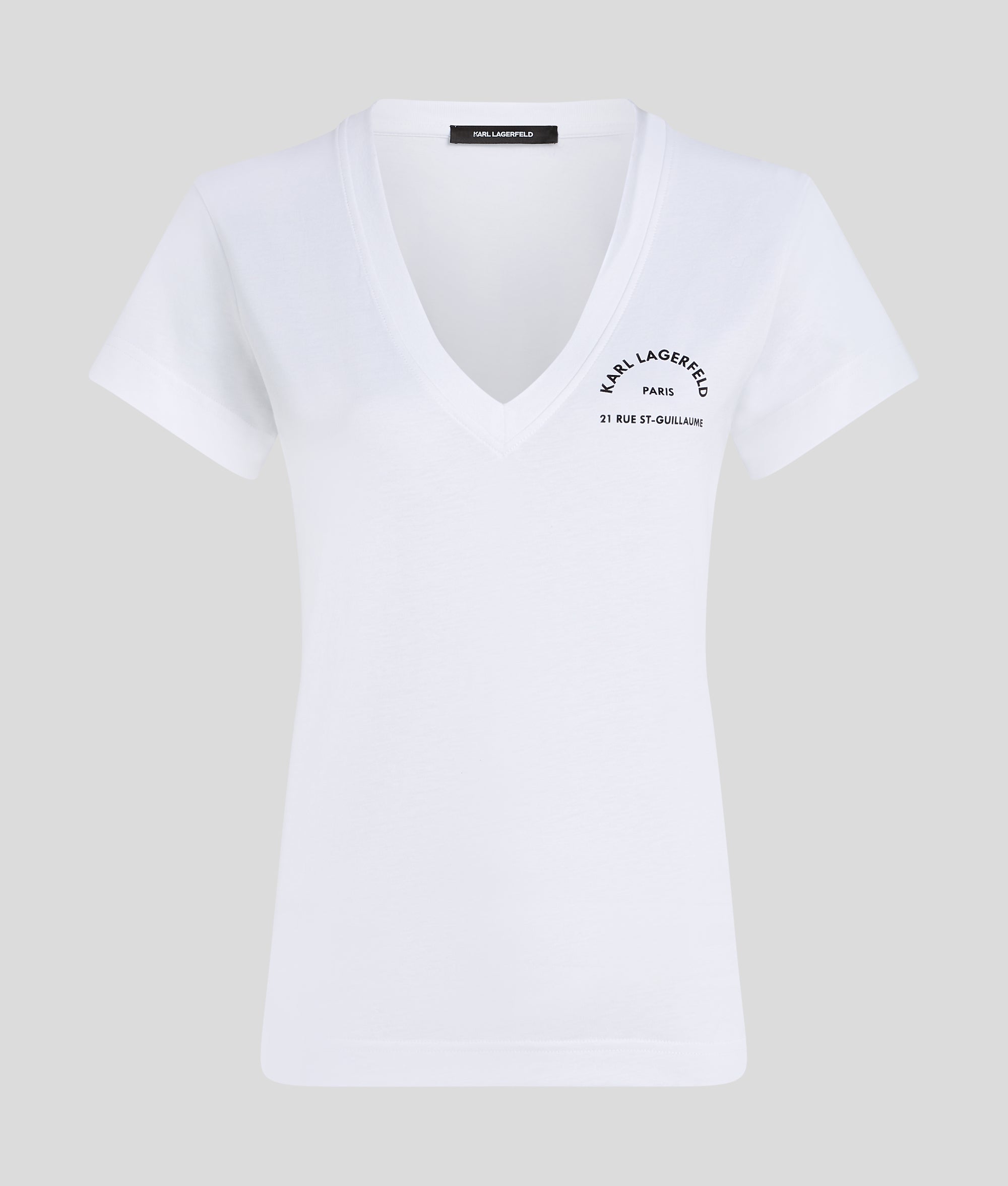 Rue St-Guillaume T-shirt met V-hals