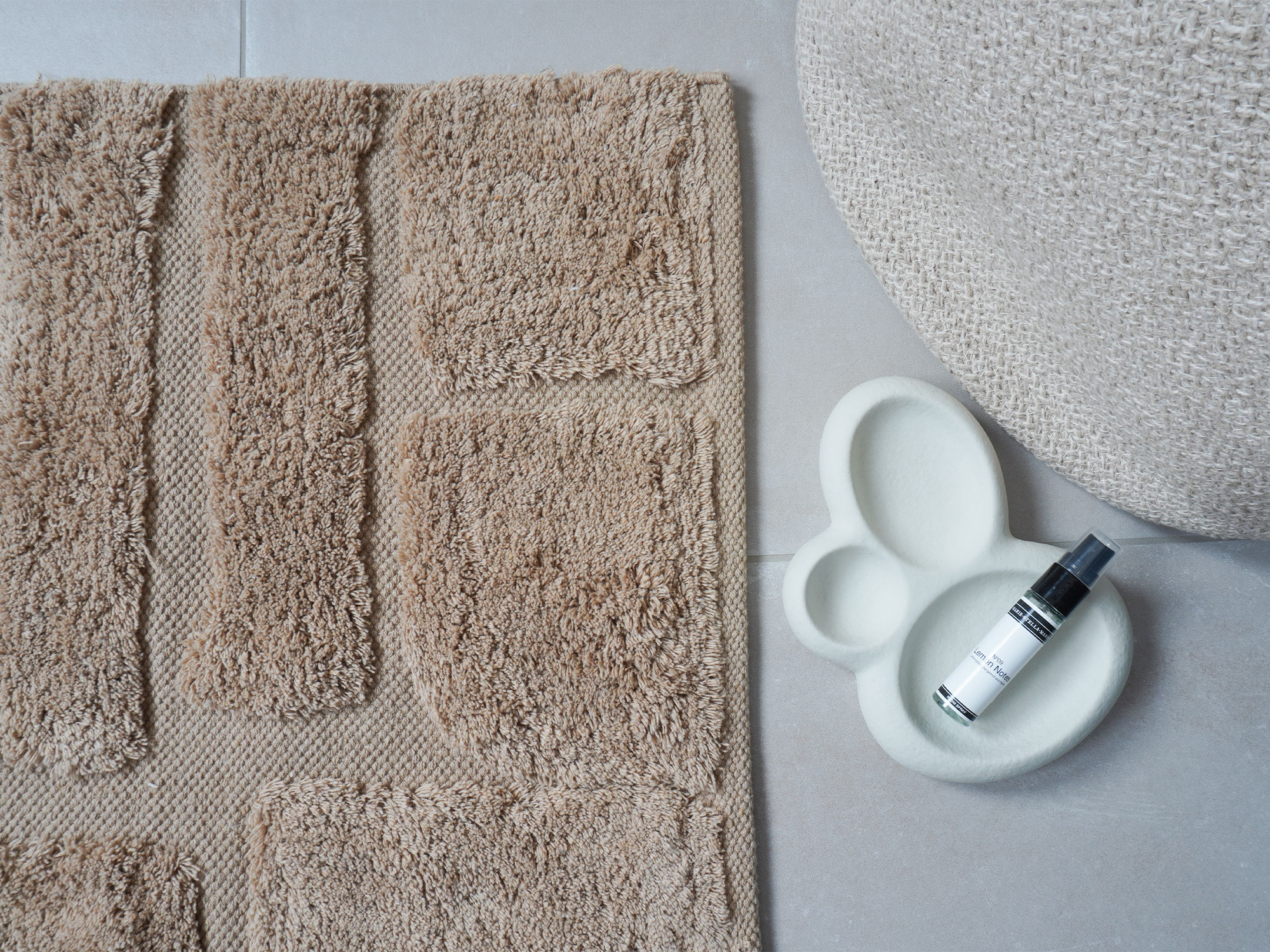 Badmat Bibi Taupe 50x80cm