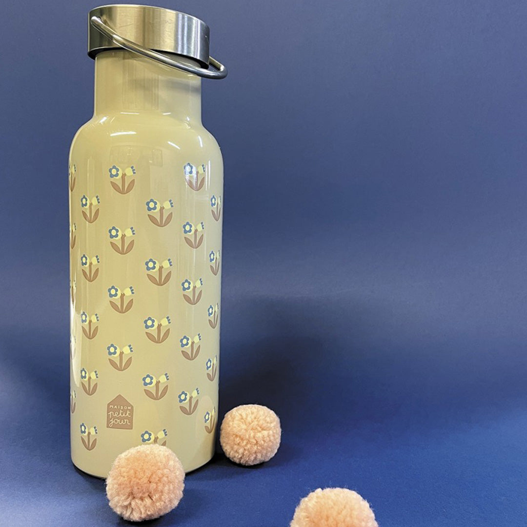 Maison petit jour rvs drinkfles bloemetjes - 500 ml