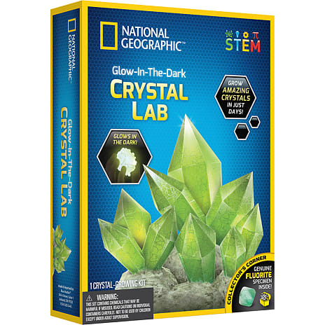 National Geographic Glow In Dark Crystal Green