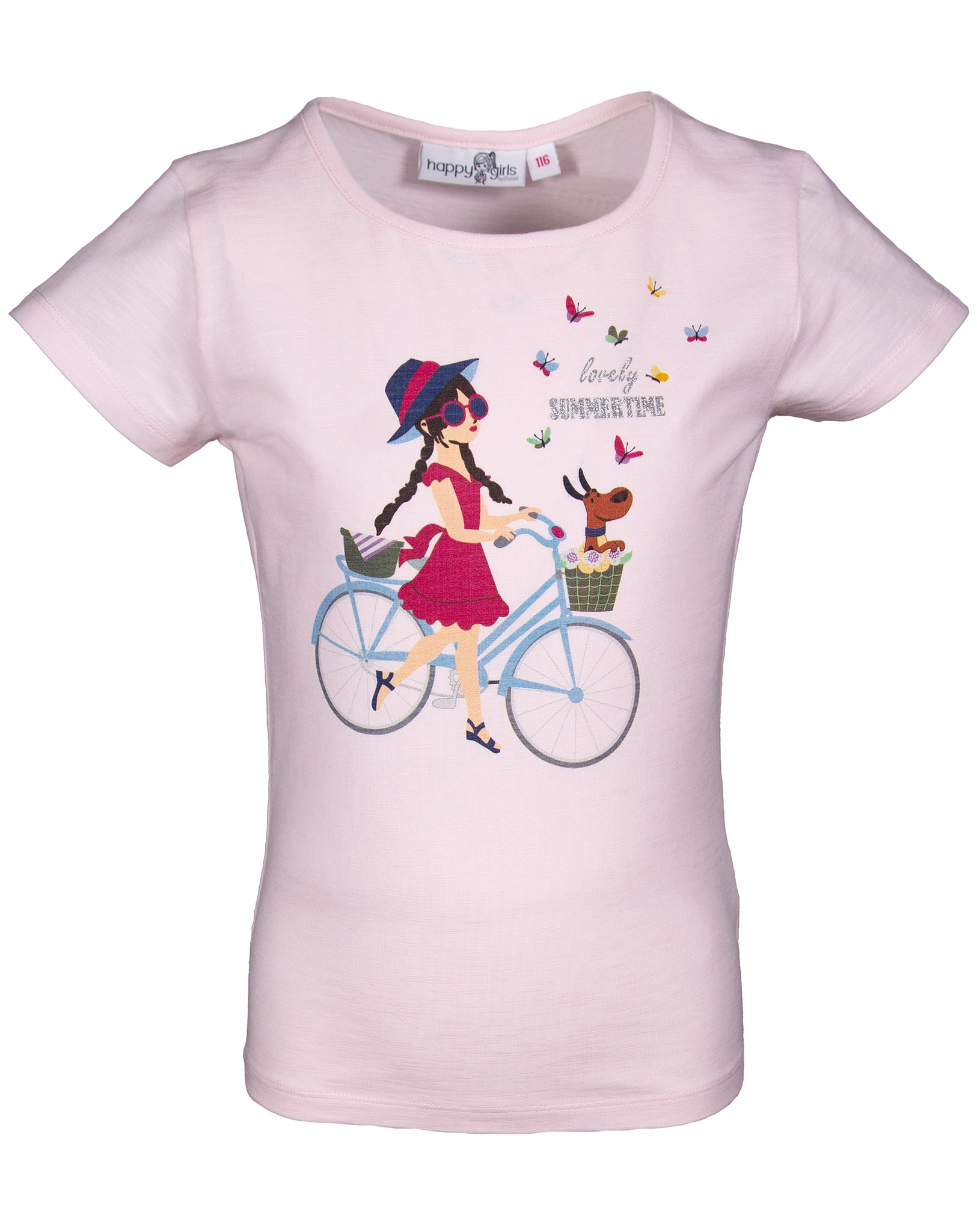T-Shirt LOVELY SUMMERTIME in rose