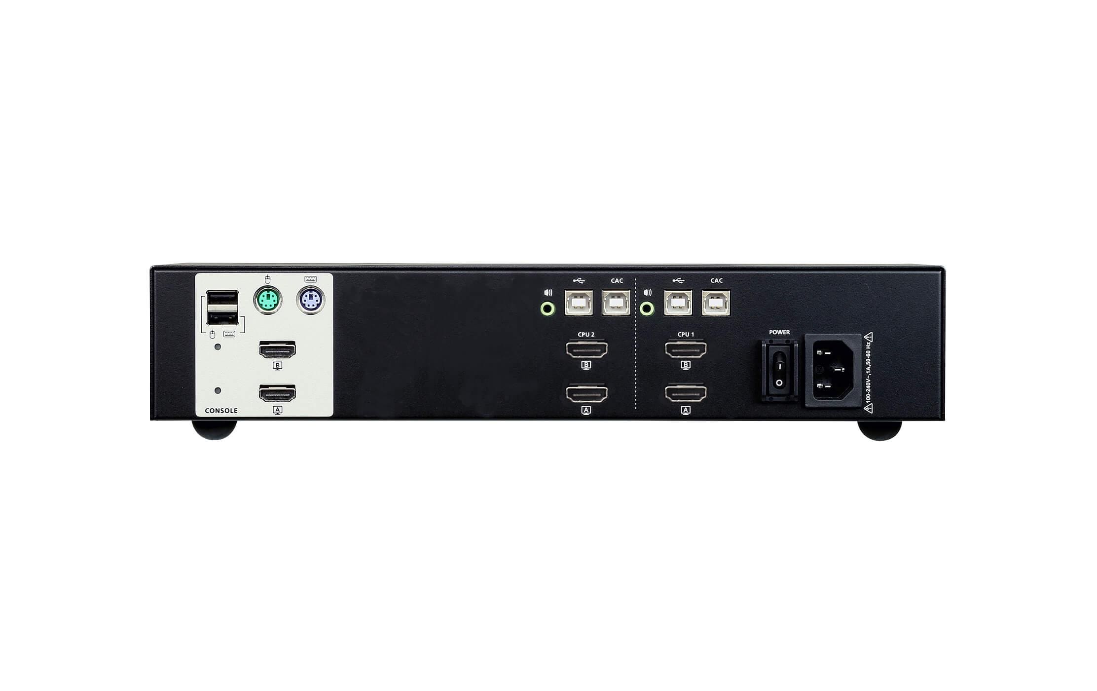 KVM Switch CS1142H 4K 30 Hz<br>2-Port USB HDMI Dual Display Secure KVM Switch (PSS PP v3.0 konform)