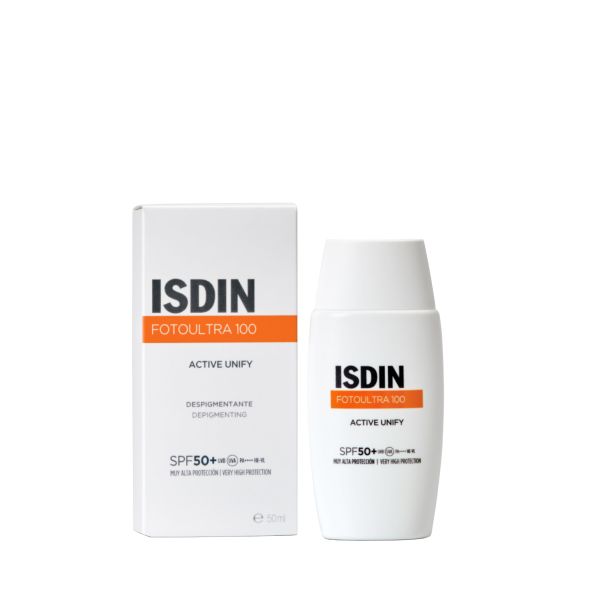 Protetor Solar Isdin FotoUltra 100 Active Unify sem Cor SPF50  50ml