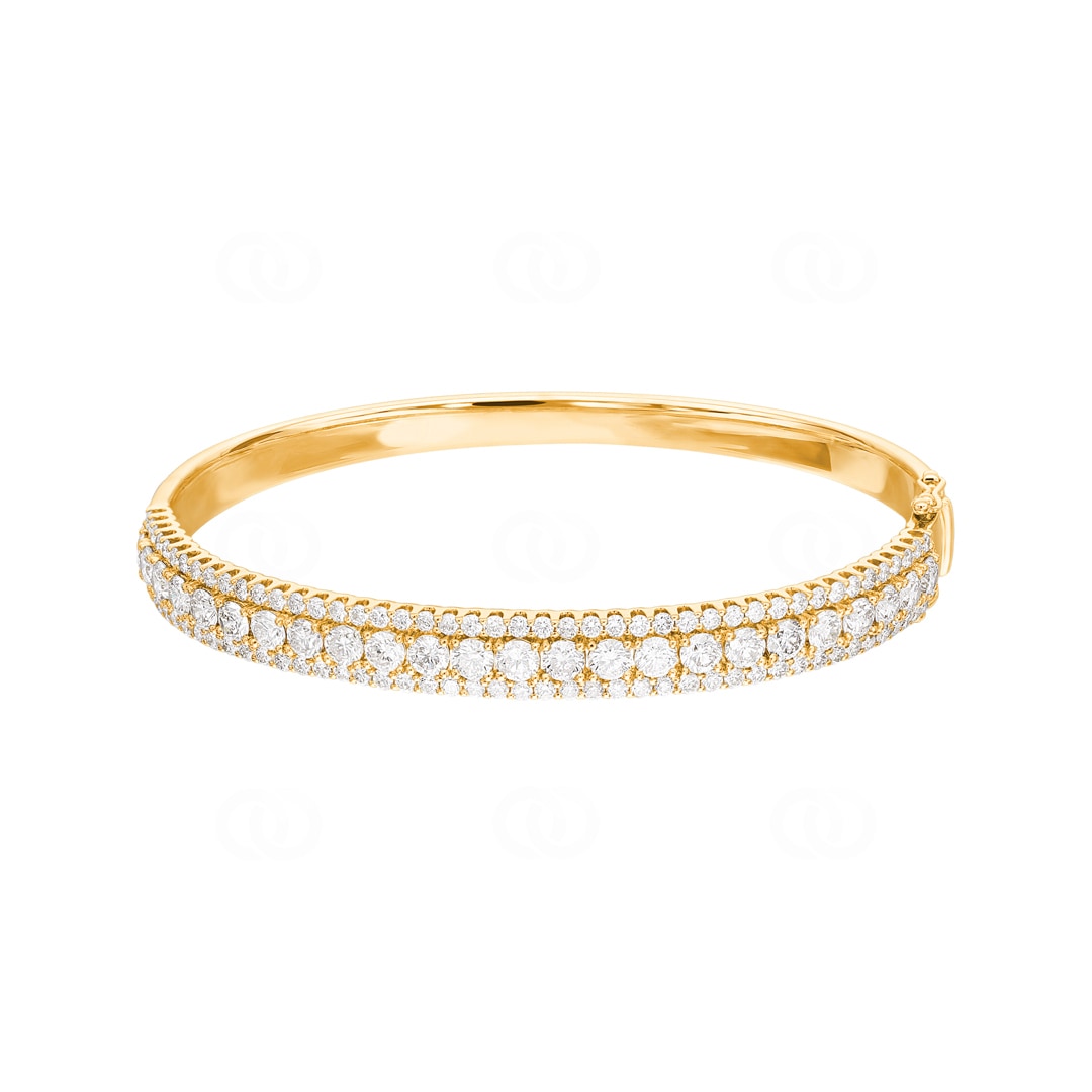 5.00 Karat Diamantarmreif 750/18 K Gelbgold