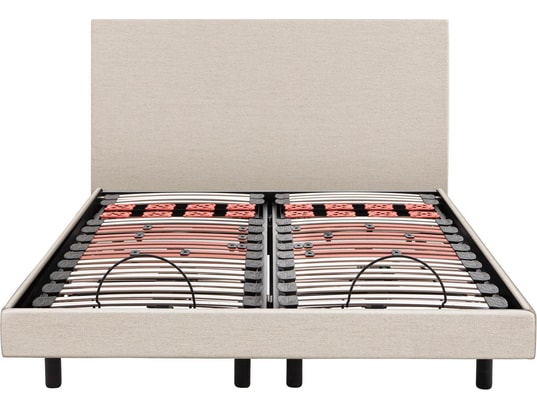 EPEDA - Sommier Electrique 2 x 90 x 200 Escapade 1820D lin + TDL + 2x balade équilibré