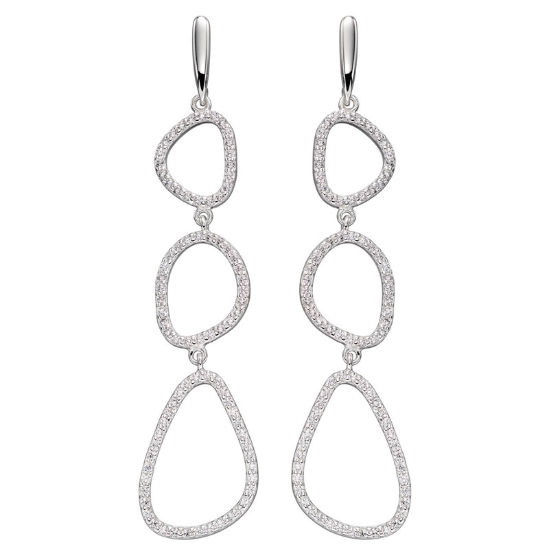 Boucle d'oreille en argent 925/1000
