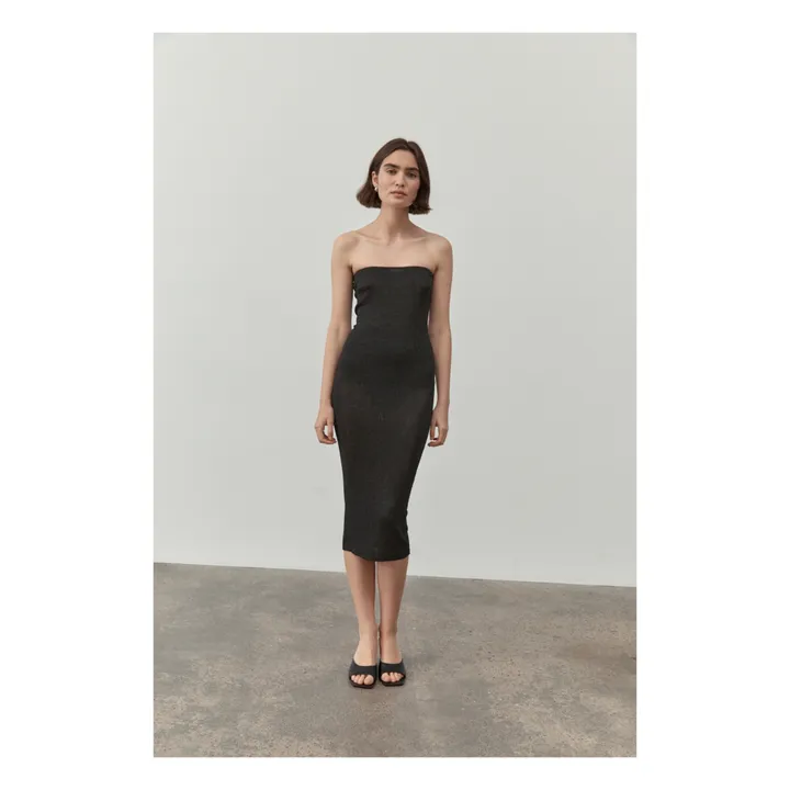 St Agni Robe Bustier 90's | Noir