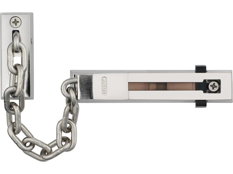 Abus Türkette SK66 N CL/DFNLI Silber Stahl Sicherheitskette für Türen