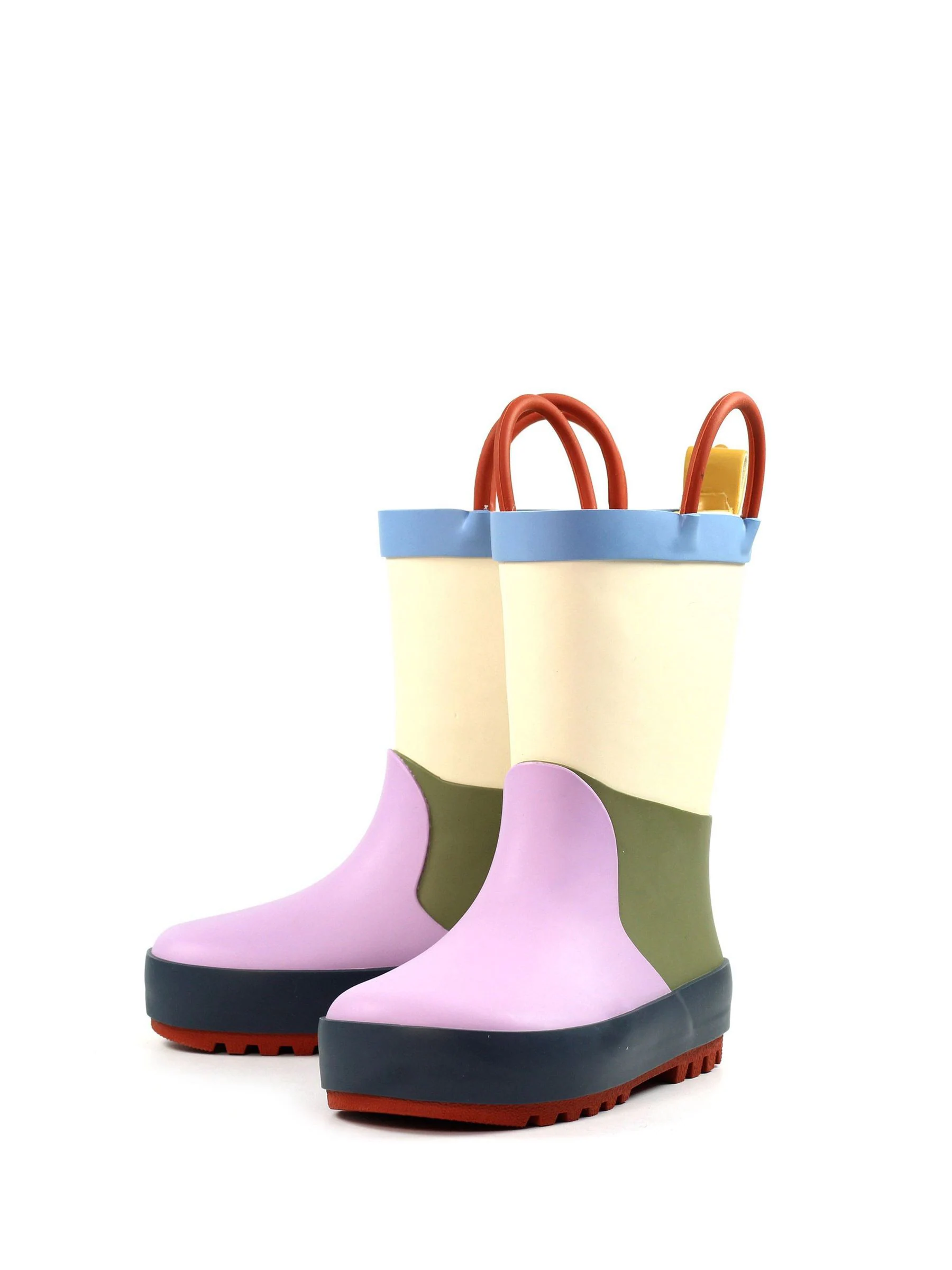 Lazy Dogz Purple Bubblegum Toddler Colour Block Wellingtons