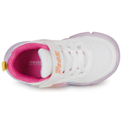 Geox - J ARIL GIRL D - Blanc / Rose