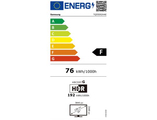 SAMSUNG - TV OLED 4K 138 cm TQ55S92H