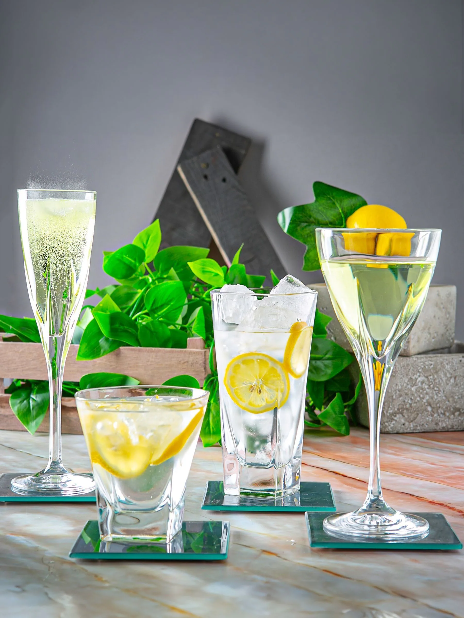 RCR Fusion Hiball Glasses Set of 6 380ml