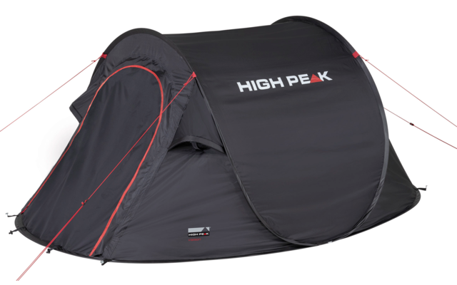 High Peak Vision 2 Einfachdach Pop Up Wurfzelt für 2 Personen