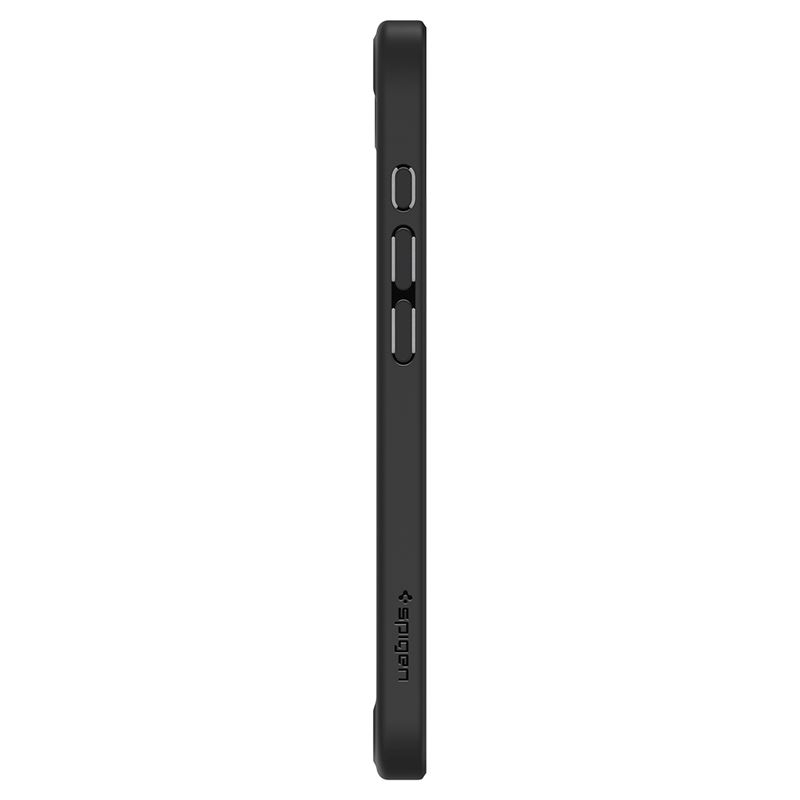 iPhone 16e Ultra Hybrid MagSafe Hülle TPU Bumper Acryl Rückseite Air Cushion Fallschutz (ACS09144) - Frost Black
