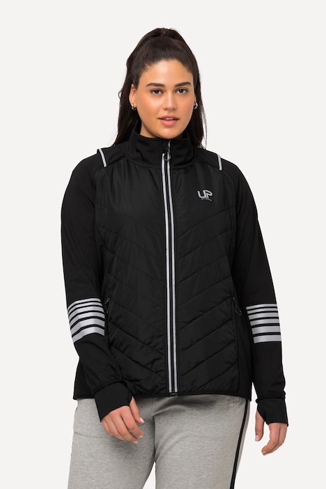 2-in-1-Funktionsjacke, Ärmel abnehmbar, Stehkragen