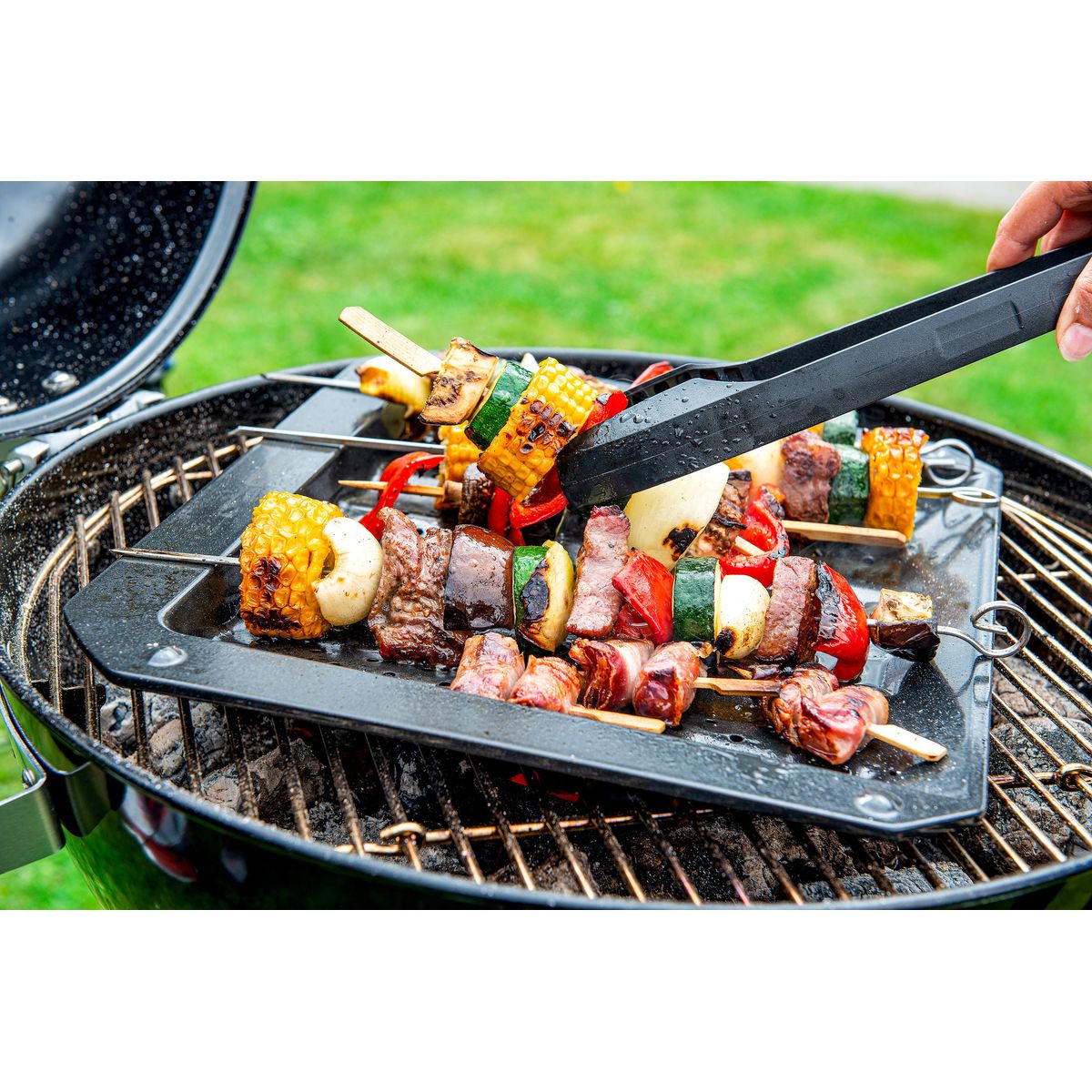 Pince à barbecue multifonction en plastique 32,5 cm Barbecue Fackelman