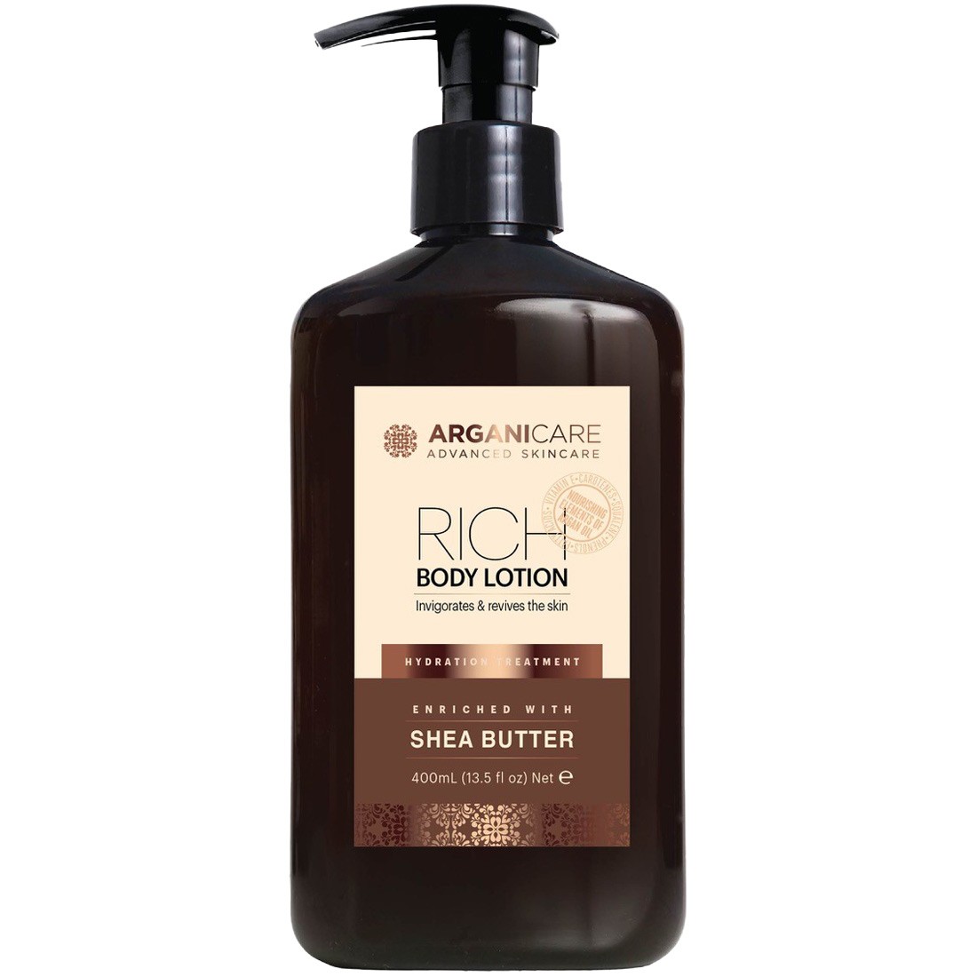 Lotion corporelle hydratante - Beurre de karité - Peaux sèches à abîmées - 400 ml
