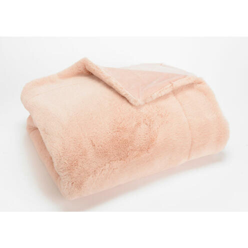 Plaid Luxe 130x170 cm Rose - AMADEUS LES PETITS