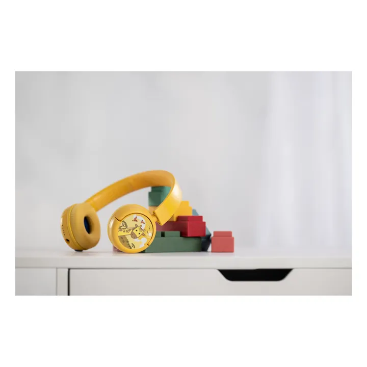 Buddyphones Casque audio enfant Pop Fun | Jaune