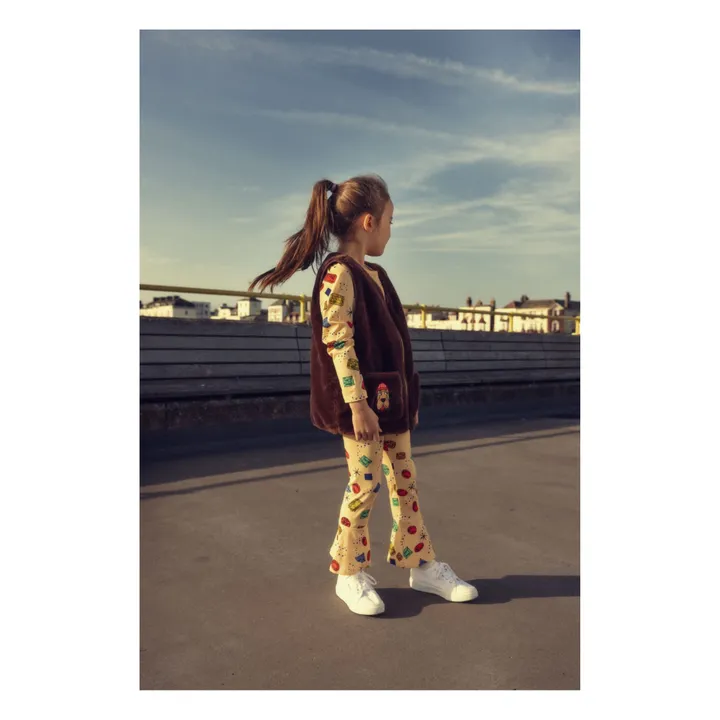 Mini Rodini T-Shirt Lyocell Bijoux | Crème