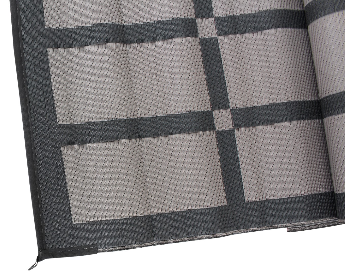 Eurotrail 400 x 250 Patio Mat - Black/Grey