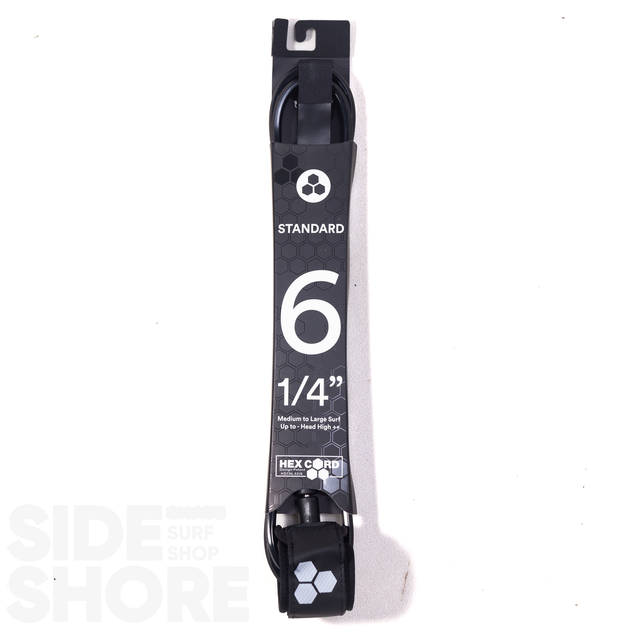 Channel Islands Hex Standard Leash 6'0 - 1/4