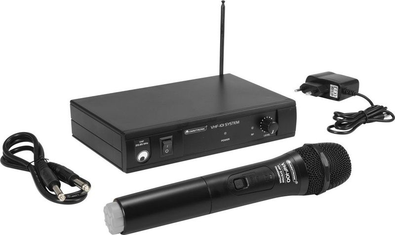 Omnitronic - VHF-101 - Radio Microfoonsysteem - 205,75 MHz - Draadloos