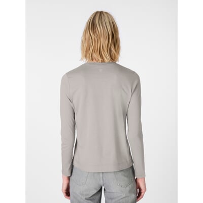 Damen-Langarmshirt, Grau