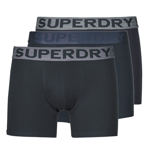 Superdry - BOXER TRIPLE PACK - Marine