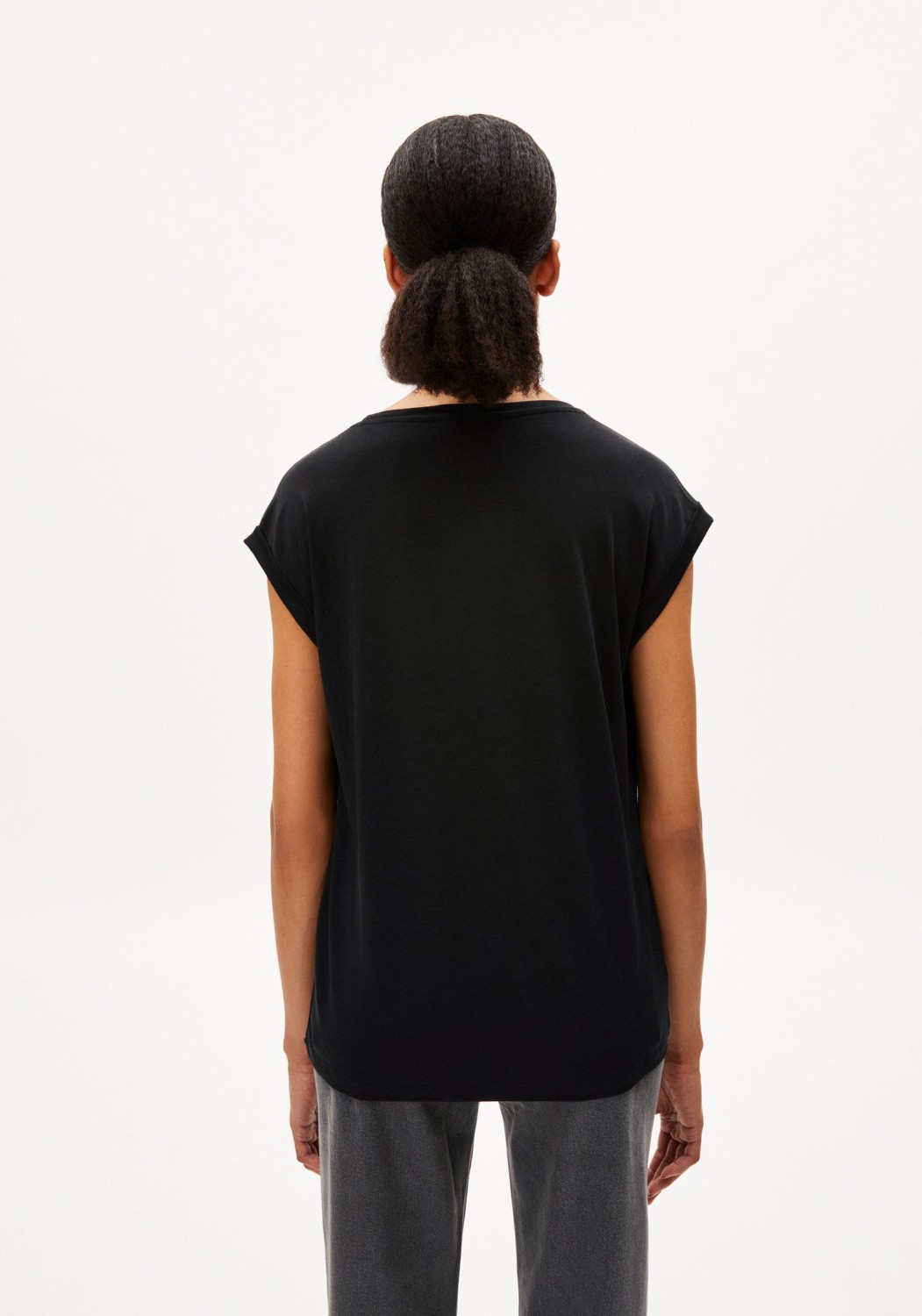 Armedangels Tencel-T-Shirt Jilaana Black